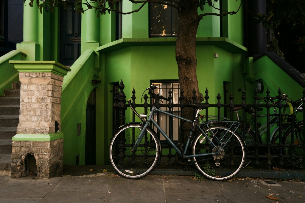 self employed mortgage broker on a bike